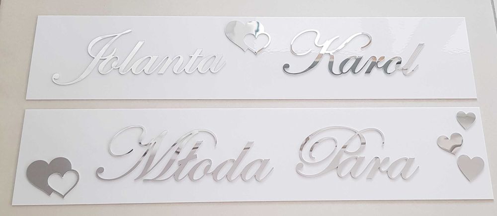 Rejestracja ślubna imiona młodej pary