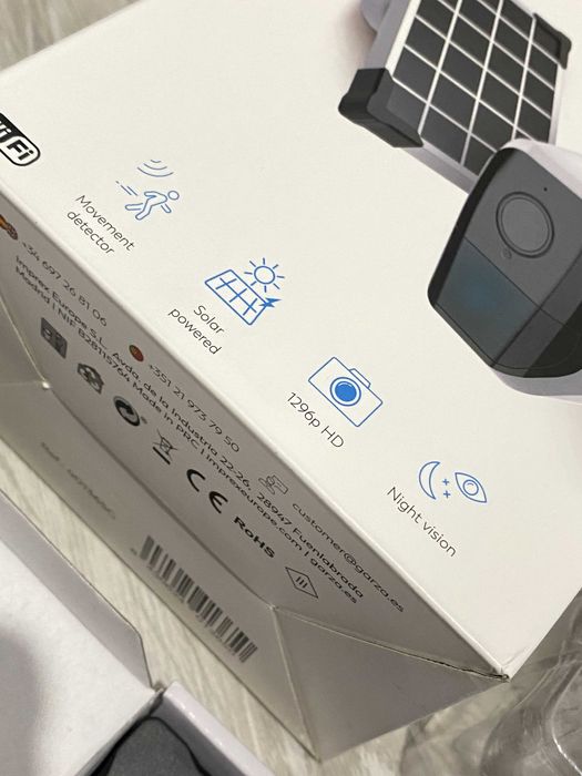 Garza Outdoor Smart WiFi Camera bateryjna z solarem tuya