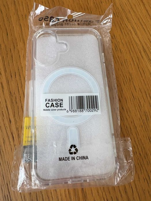 Case Etui Pokrowiec iPhone 16 + GRATIS! szkiełko 3 sztuki , słuchawki