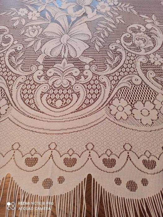 Firanka z frędzlami 3,05x2,40
