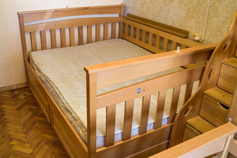 Дерев'яне двоспальне ліжко Дрімка (Русалонька)