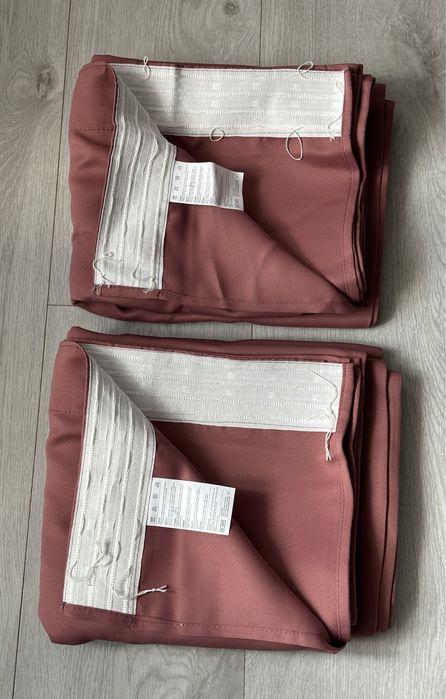 2 Pack Zasłony 140x245. Zaciemniające Termiczne Na Żabki