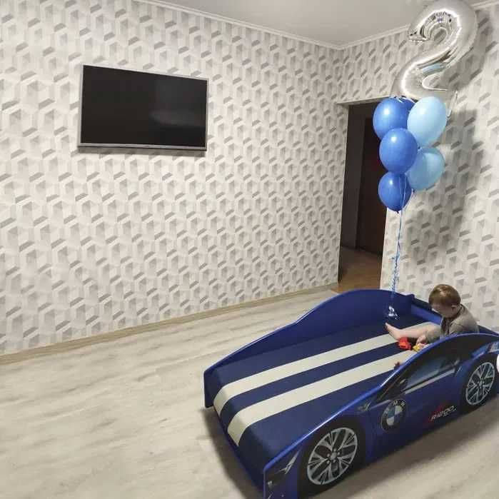 Кровать машина з матрасом/ліжко машина/диван авто/Безкоштовна доставка