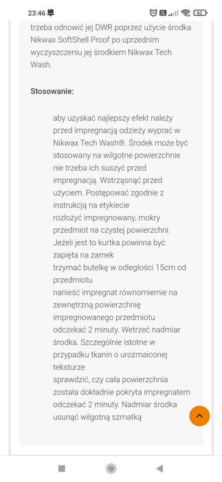 Nikwax Softshell Proof w sprayu