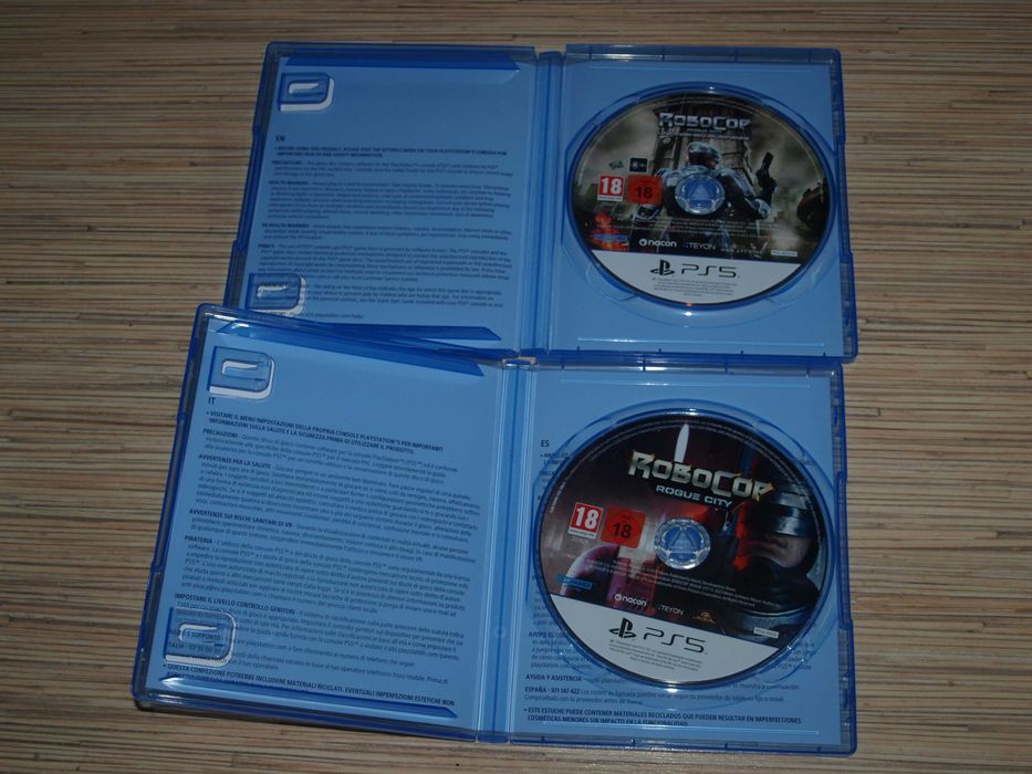 Gra RoboCop Rogue City Collection PL dwie gry ps5 jak nowe!!!