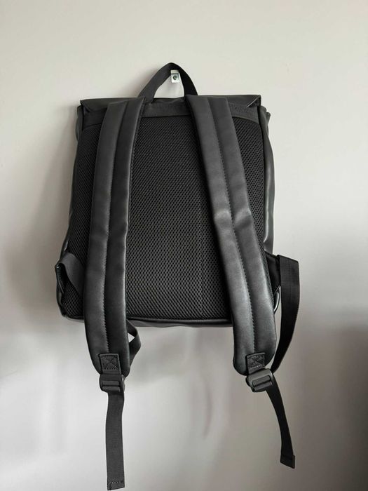 Pier One plecak czarny skóra ekologiczna