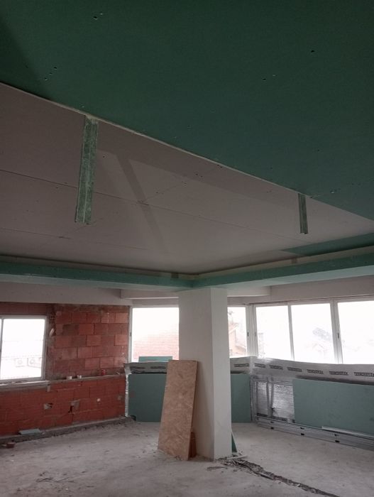 Execução de Tectos falsos e divisórias em Gesso Cartonado