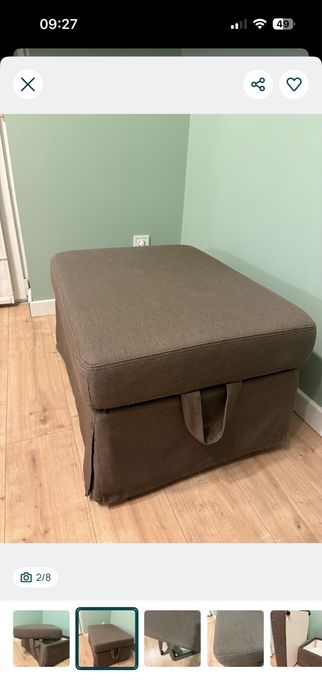 pufa EKTORP z pojemnikiem / IKEA /stan b.dobry