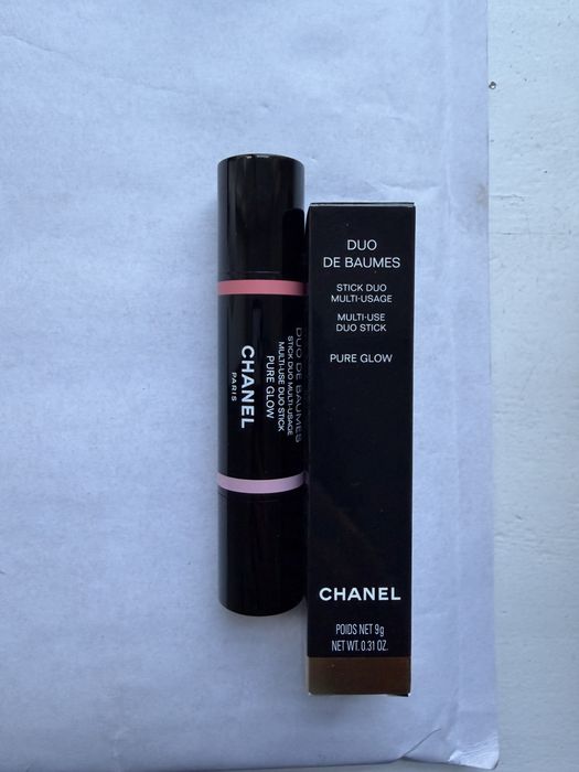 Chanel Duo de balmes, stick róż + multi use kolor 08 Pure Glow