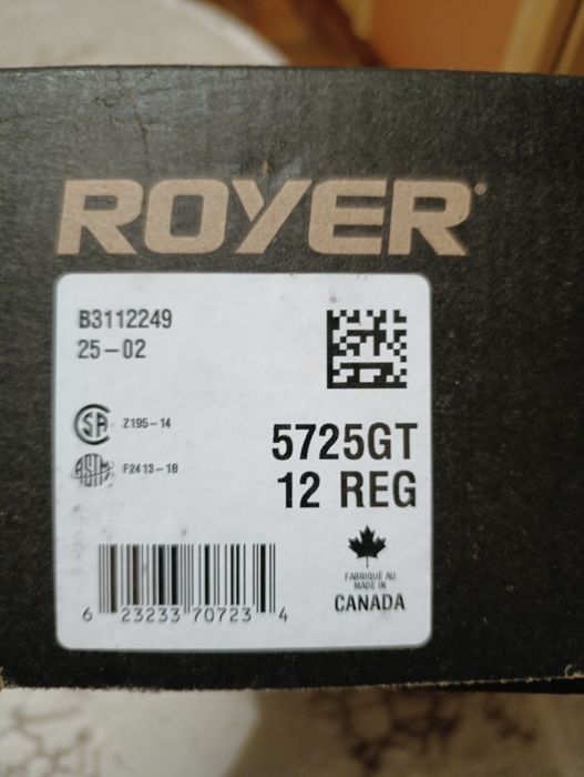 Берці ROYER Канада 46р,30,5 см