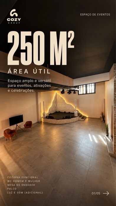 Salão de Eventos - 250m2