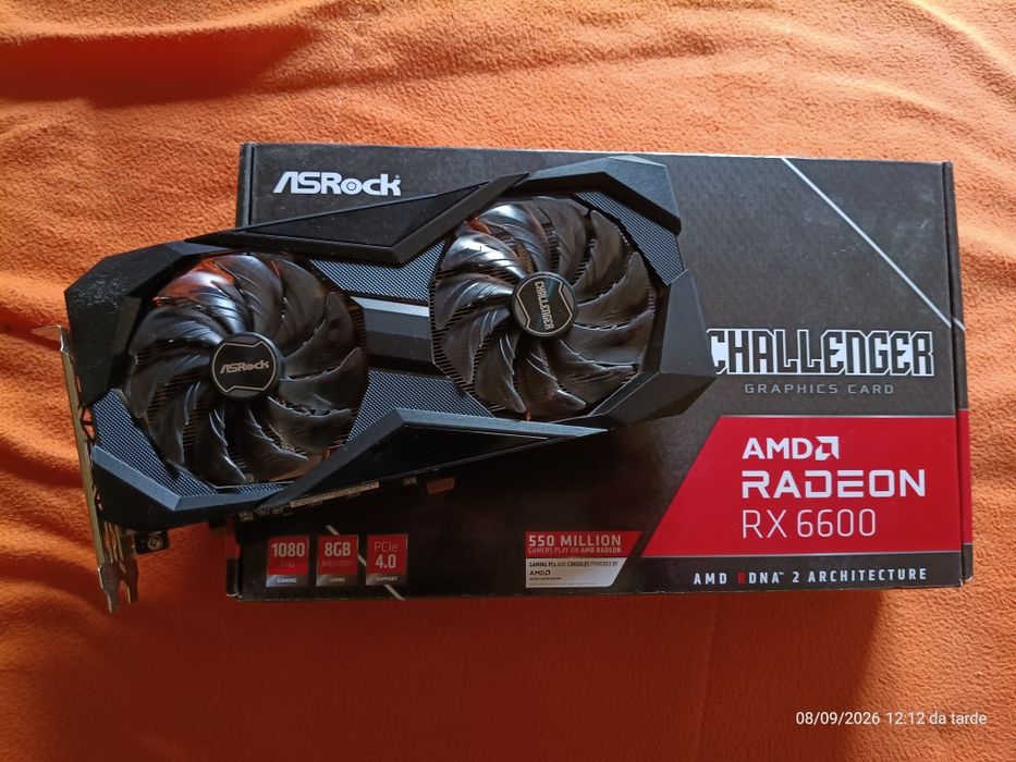 ASRock Challenger Radeon RX 6600 8GB GDDR6 PCIe 4.0