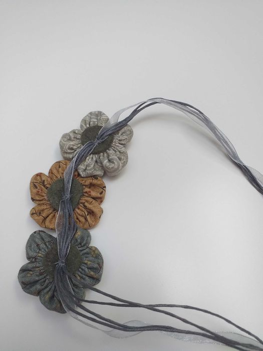 Naszyjnik kwiaty handmade