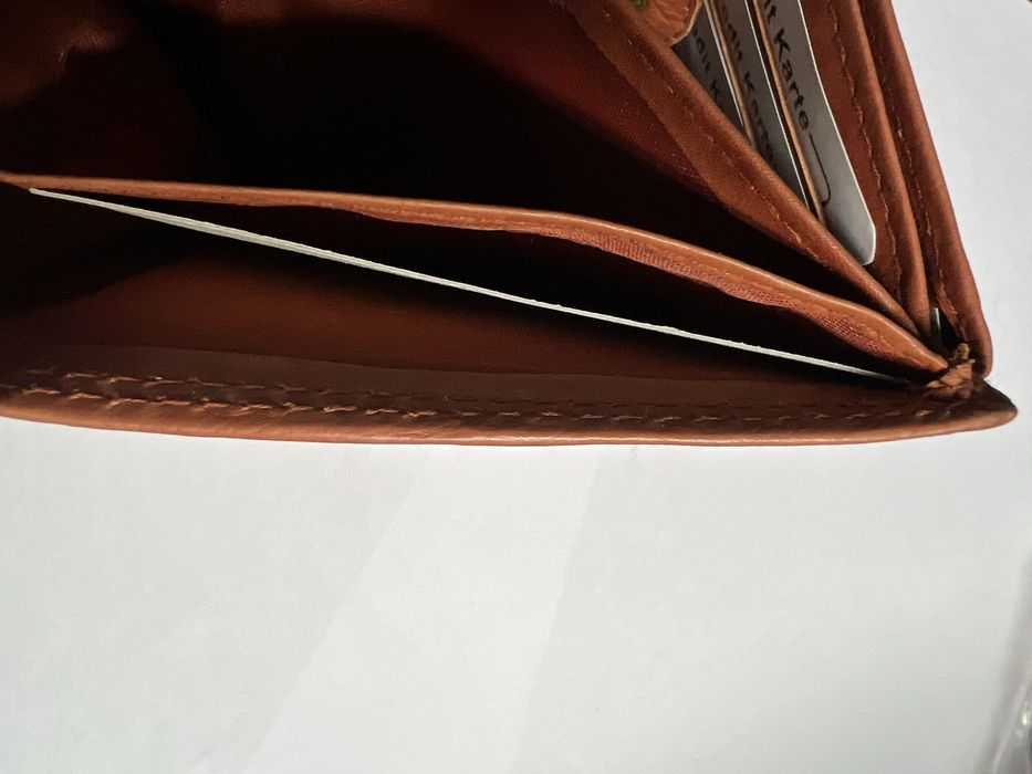 Portfel dkórzany nowy