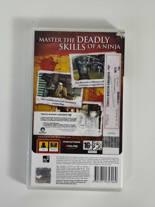 Tenchu Shadow Assassins - Playstation Portable