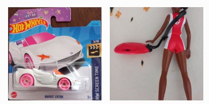 Barbie Conjunto  (Kinder e Hot Whells)