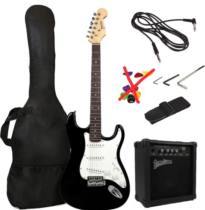 Електрогітара Deviser L-G1 ST BK (комплект)