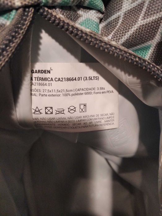 Mala / bolsa / lancheira térmica 3,5 litros