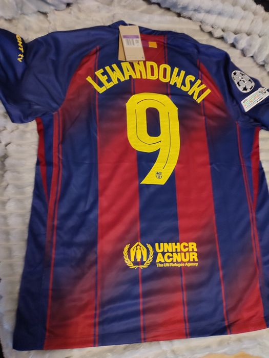 Koszulka piłkarska FC Barcelona Robert Lewandowski 9 rozmiar XXL