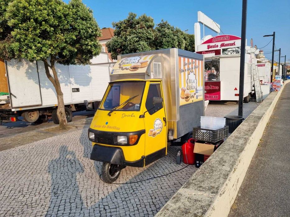 2 Piaggio Ape de eventos + reboque, Bar Móvel e Street Food
