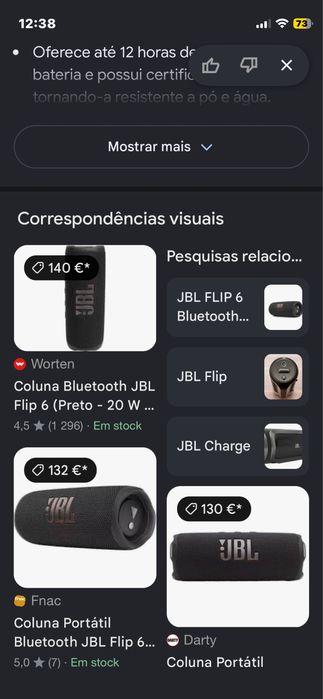 Jbl flip 6 em exelete estado