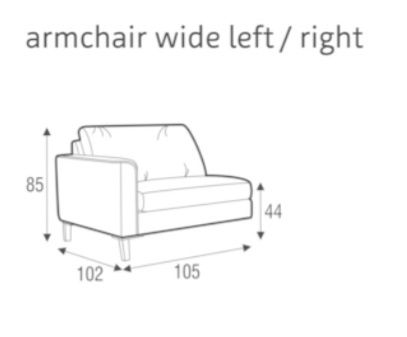 Sofa narożnik RONJA Sits