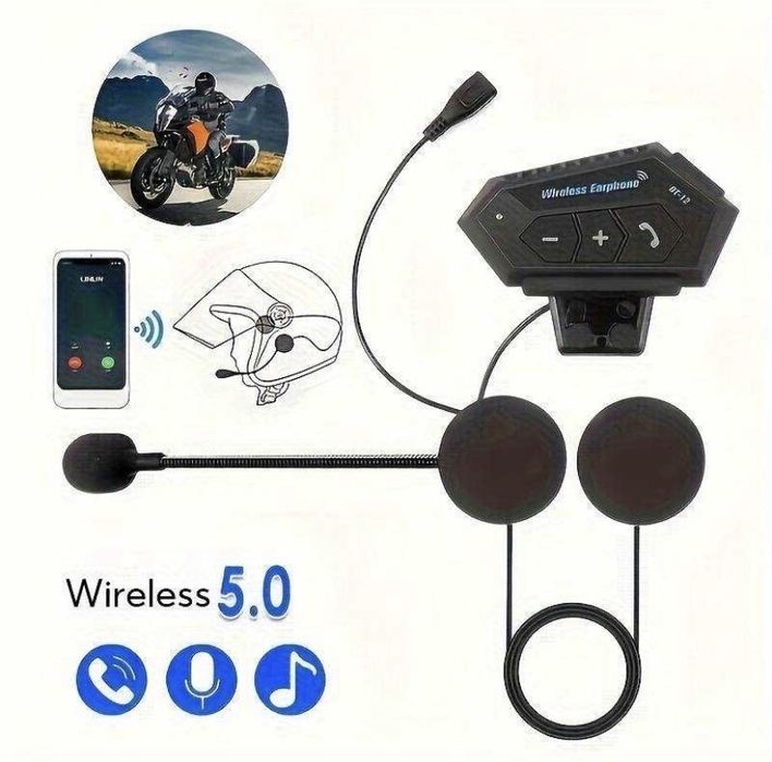 Intercomonicador bluetooth para capacete