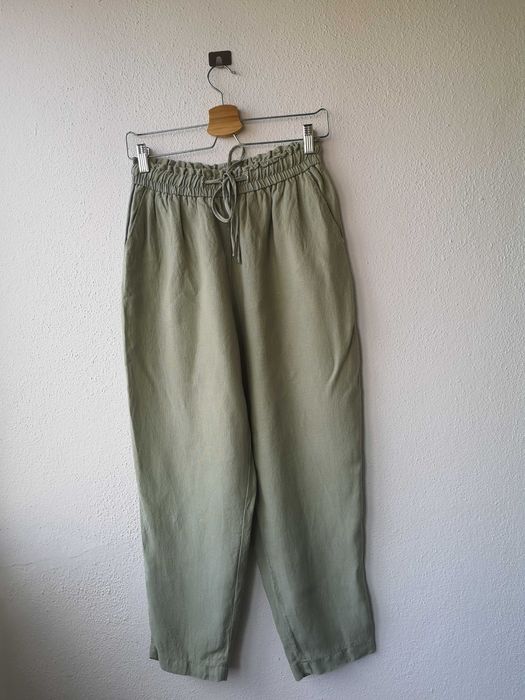 Calças de corte reto da Zara, tamanho S
