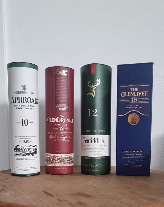Caixas de Whisky Cartão e Metal