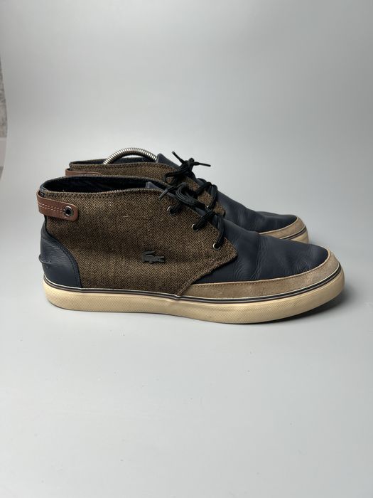 Високі кеди Lacoste розмір:46-30 см устілка шкіряні стан гарний