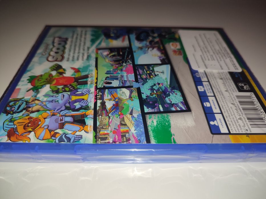 Gra PS4 Crayola Scoot Nowa gry PlayStation 4 Hit Minecraft Spyro Sonic