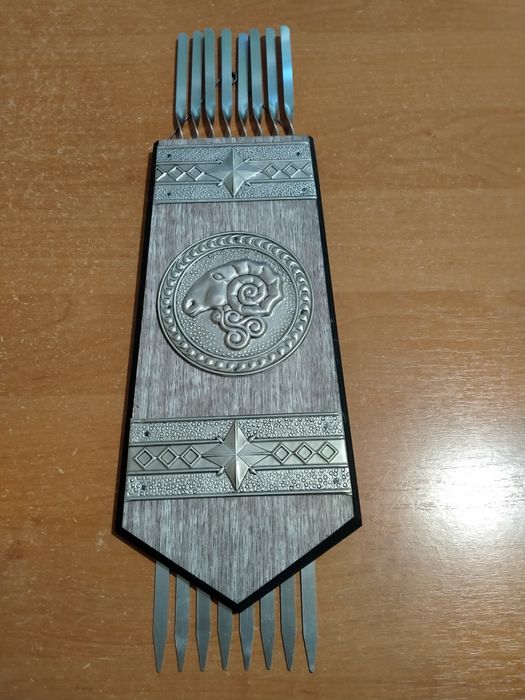 Набор шампуров сувенирный "КОЛЧАН" СССР  1985г.