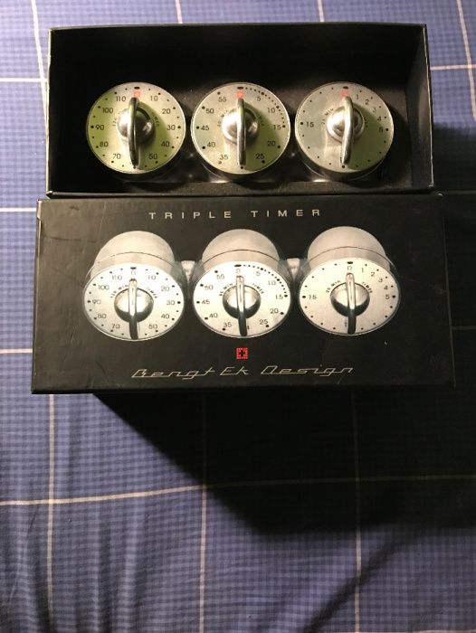 Bengt Ek Design 120,60 & 20 Minutos - Triplo Temporizador Mecânico