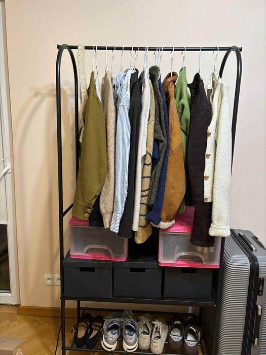 Wieszak IKEA GRÅFJÄLLET + półka na buty | jak nowy