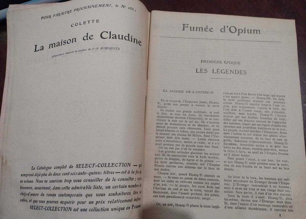 Fumée D´Opium - Claude Farrère 1929