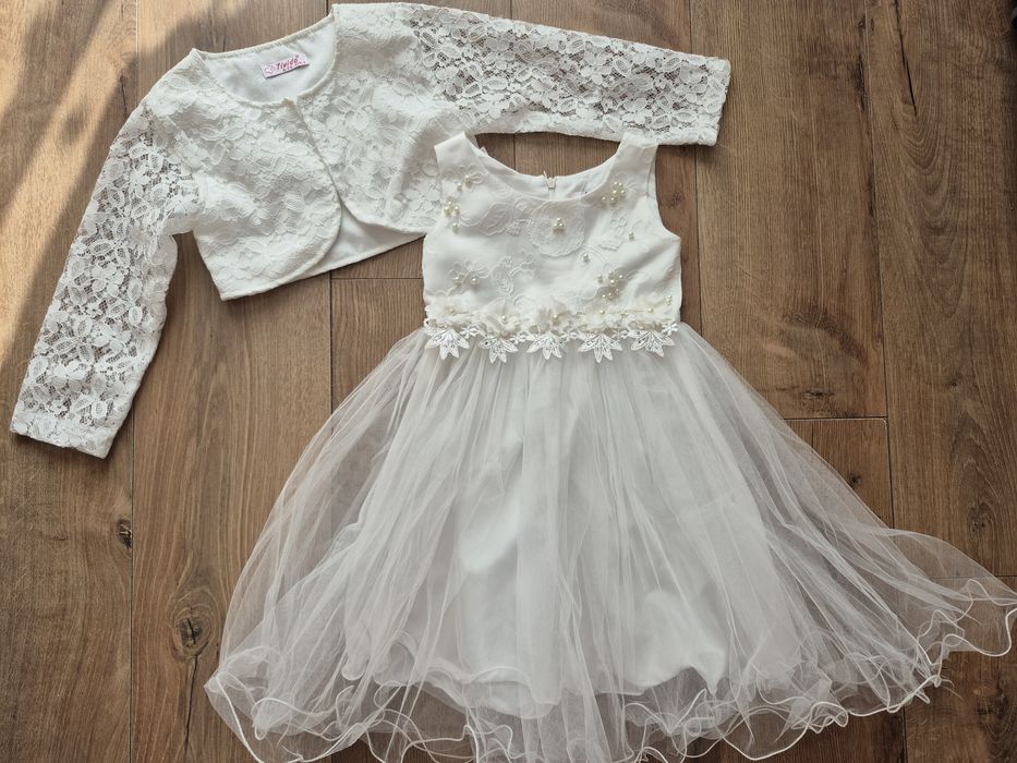 Elegancka sukienka + bolerko na 6 lat .