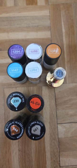 Lakiery hybrydowe mistero Milano, Semilac, neonail,