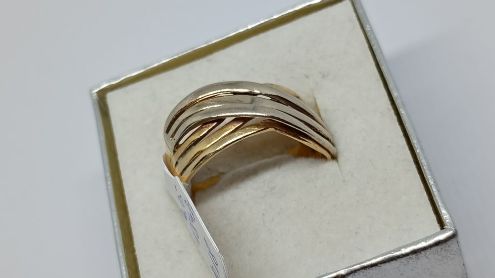 Pierścionek złoty 4,15g r18 585 komis Madej Gorlice