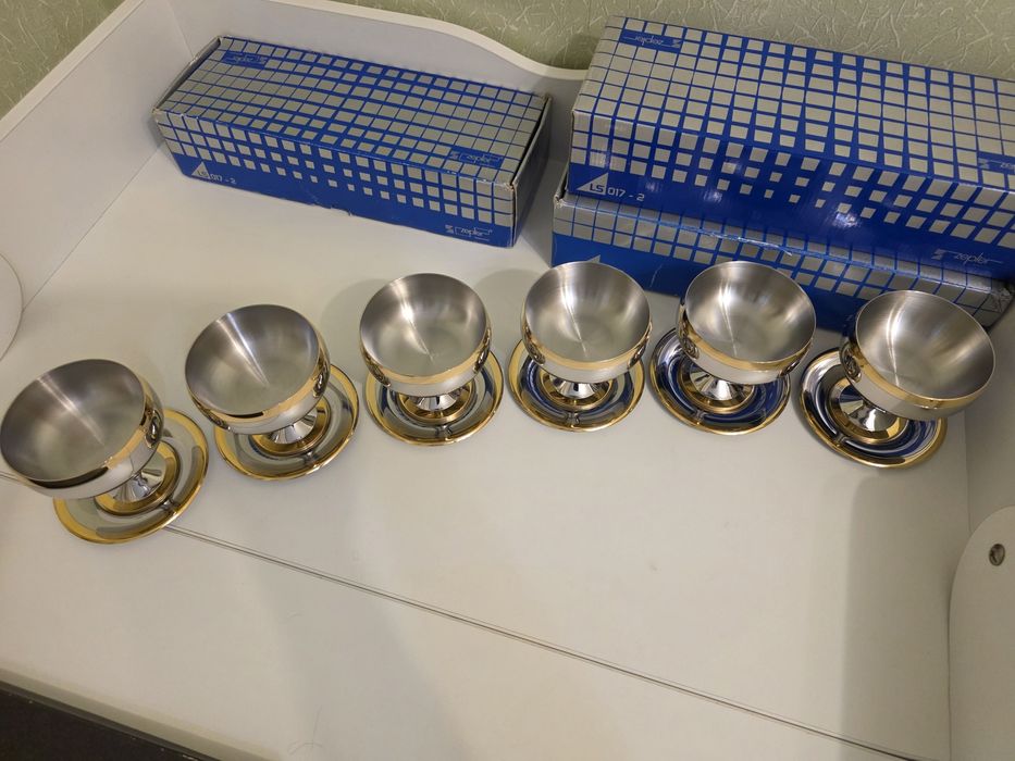 Нові креманки барон baron Цептер/Цептор Zepter  фужери