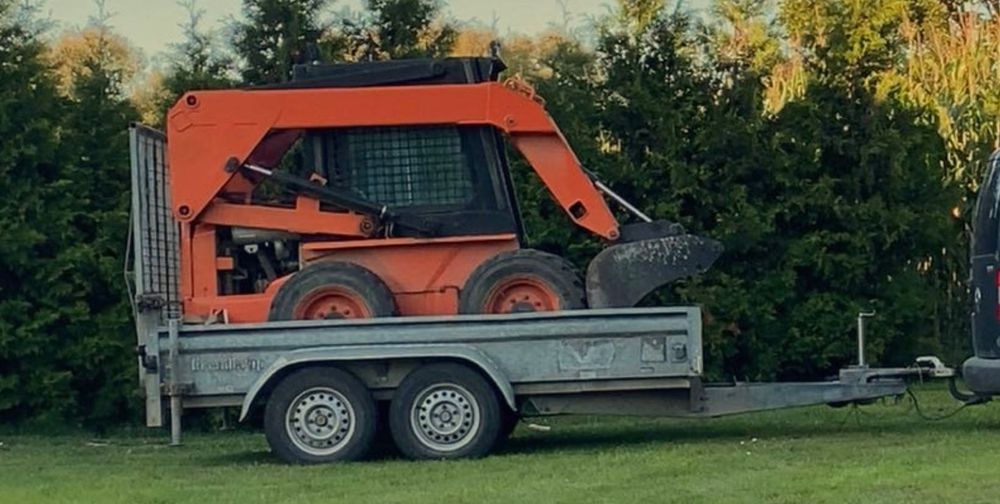 Przyczepa samochodowa pod mini koparkę brenderup 2500Dmc