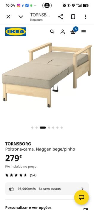 Poltrona que vira cama