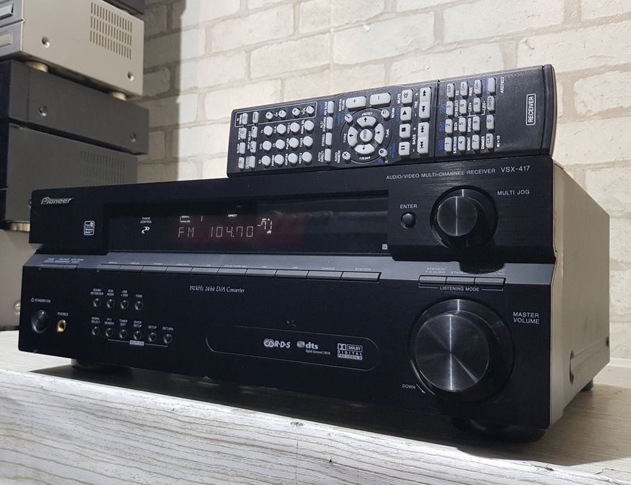 Пульт!5.1AV ресивер  Pioneer VSX-417 5х110Вт б/у з Німеччини