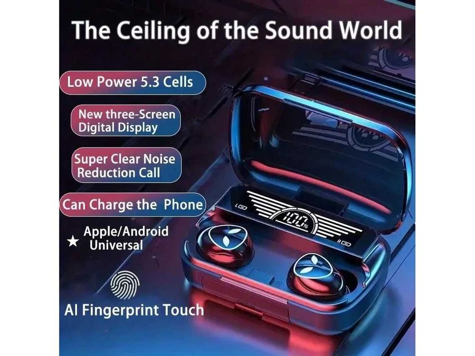 Fones Wireless Bluetooth M20 Fone De Ouvido Sem Fio Preto