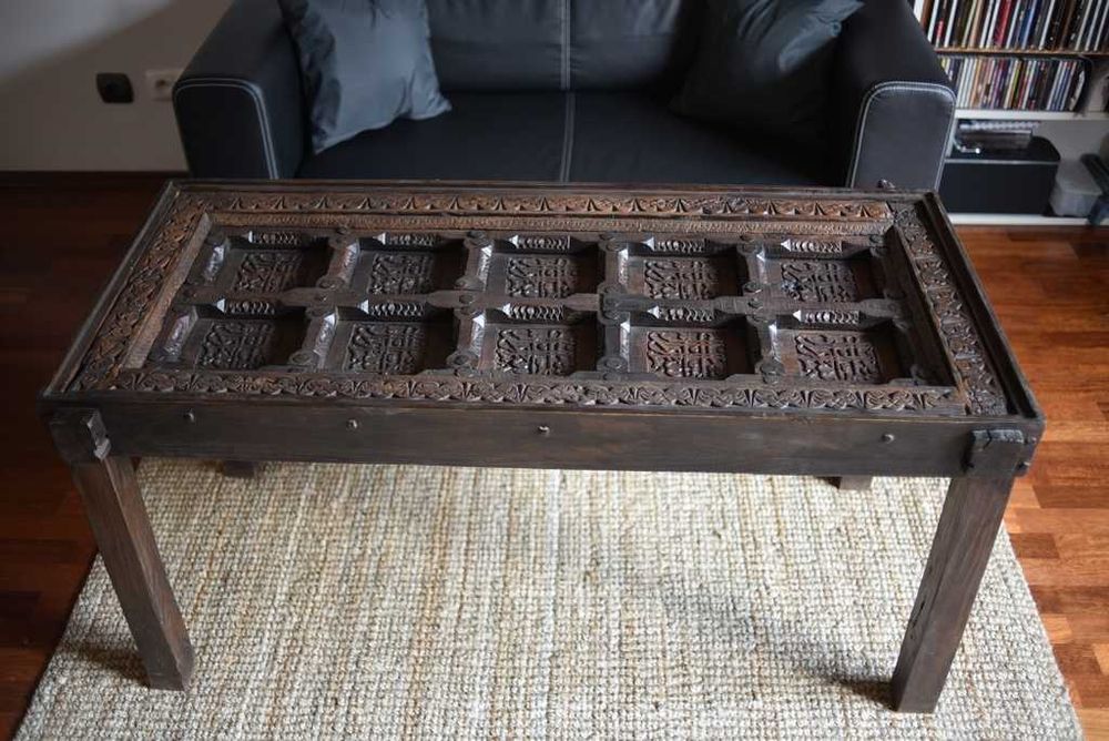 Unikatowa tradycyjna ława / stół egzotyczny (arabski, orientalny)