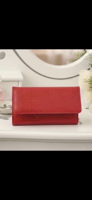 Portfel dasmki skora naturalna