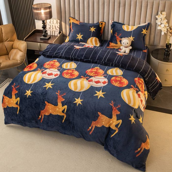 Новий рік євро розмір постільна білизна