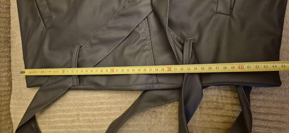 Спідниця екошкіра з поясом