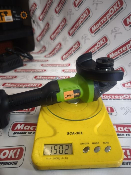 Акумуляторна болгарка Procraft PGA20 (1 акб Type-C)