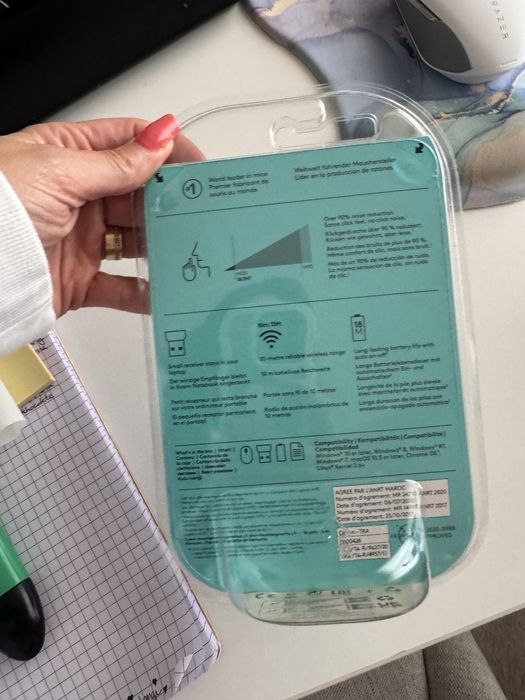 Logitech New Silent Wireless Mouse423916709757603841