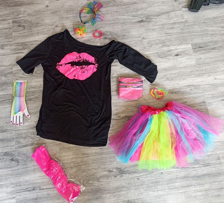 Strój przebranie lata 80